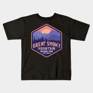 Great Smoky Mountain - North Carolina Kids T-Shirt